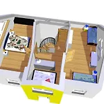 בית נופש Familienfreundliches Salzhaff-urlaub *
